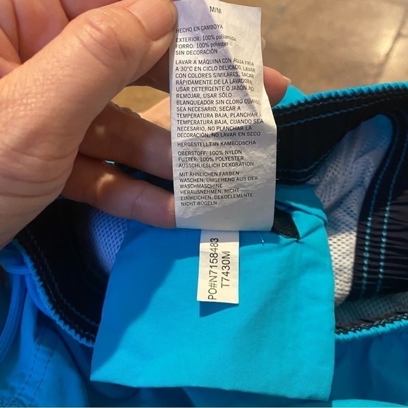 NAUTICA Men Color Block Swim Trunk Shorts Size Medium - Picture 7 of 7